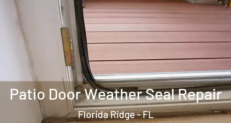  Patio Door Weather Seal Repair Florida Ridge - FL