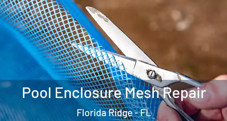  Pool Enclosure Mesh Repair Florida Ridge - FL