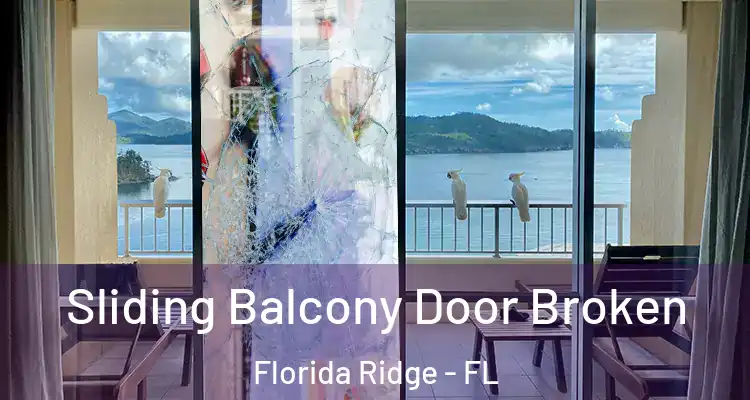  Sliding Balcony Door Broken Florida Ridge - FL